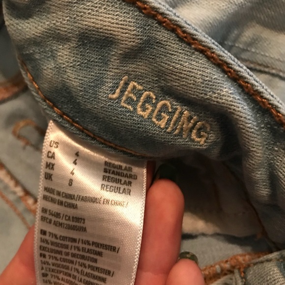 DONATING SOON American Eagle jeggings - Picture 6 of 6
